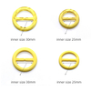 Wholesale Inner Size 25mm 30mm Simple Round Resin Adjustable Slider Ring Buckle