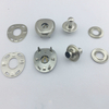 Oval Spring Lift Dot Fastener Brass Turtle Heart Hidden Plating Metal Snap Button