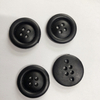In Stock Fast Delivery 20mm White Black Sewing 4 Holes Round Rubber Button for Clothes