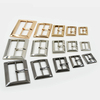 Adjustable Slider Metal Zinc Alloy square Buckle with or without pin