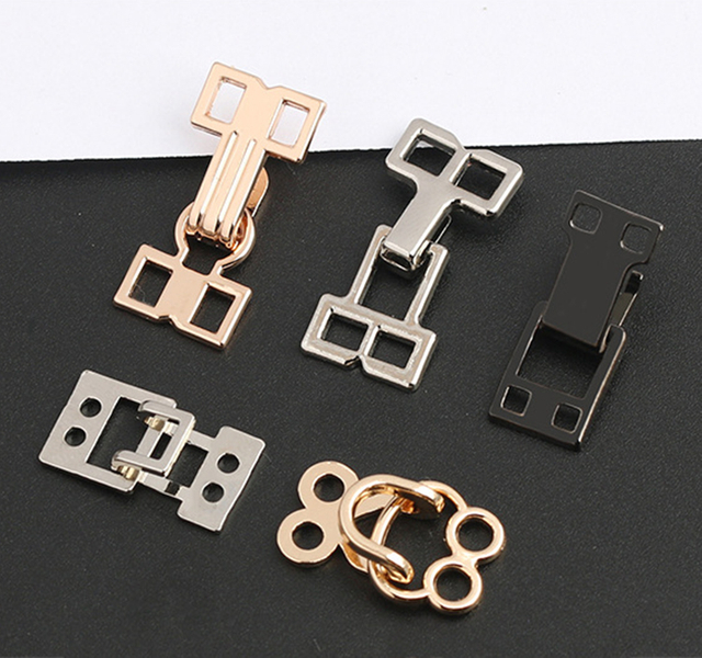 Wholesale Two Parts Shirt Pant Jeans Trouser Hook Metal Hook and Eye Closure