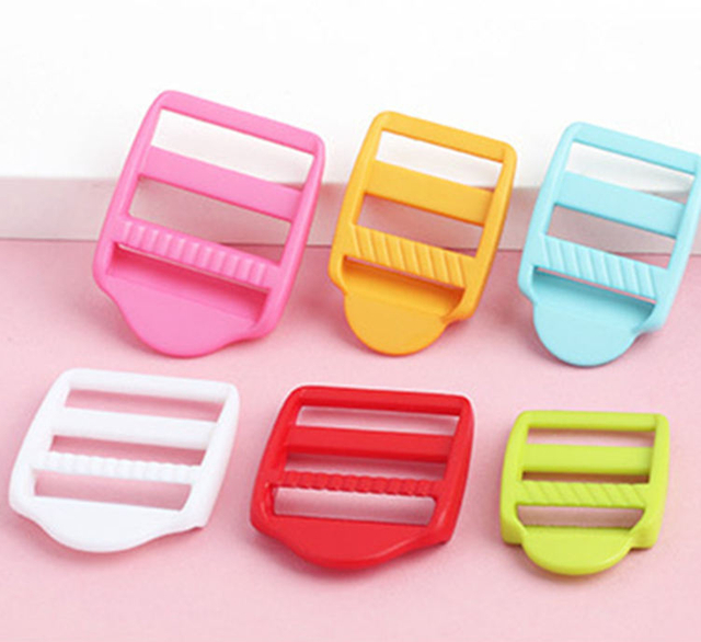 Inner Size 20mm 25mm Colorful Slides Buckle Colorful Ladder Lock Buckle for Strap