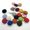 in stock wholesale Colorful Sewing on Mushroom Shape Fabric Covered shank Buttons