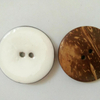 Sewing Flatback Colorful Round 2 Holes Oil Wrap Natural Coconut Buttons