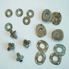 Oval Spring Lift Dot Fastener Brass Turtle Heart Hidden Plating Metal Snap Button