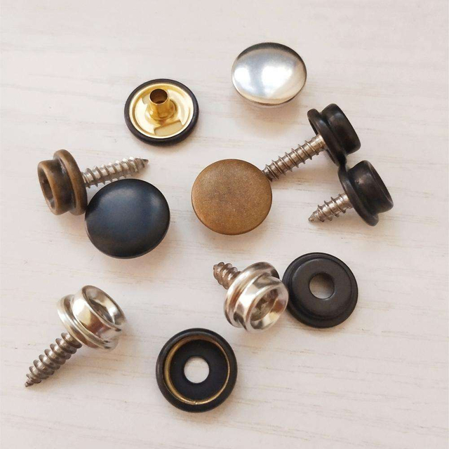 Good Quality Garment Accessories Spring Fastener Screw Metal Press Snap Button