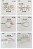Multi Styles Irregular Shape Ocean Elements Decoration Metal Buckle 
