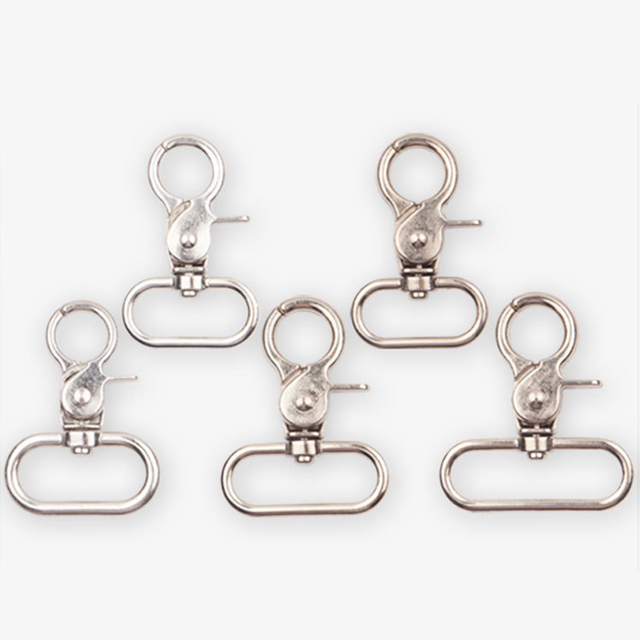 Multi Styles Durable Dog Buckles Metal Trigger Lobster Clasp Swivel Snap Hook for Bag