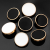 High Quality Simple Style Fashion Decorative Round Metal Shank Button for Clothing