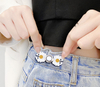 Sew on Beautiful Design Metal Daisy Denim Jeans Adjustable Fancy Buttons for Women