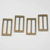 Bag Parts Accessories Custom Adjustable Metal Square Rectangle Slider Buckle for Strap