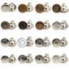 Custom Logo 17mm Removable No Sew Instant Adjustable Metal Pin on Pant Jeans Buttons Pins