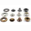 Snap Fasteners Press Four Parts Metal Brass Ring Snap Button