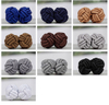 Multi Color Handmade Elastic Rope Knot Handmade Cufflinks Button for Shirt