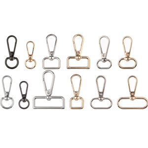 OEM Service Bag Hardware Zinc Alloy Metal Key Ring Swivel Snap Hook for Handbag Accessories