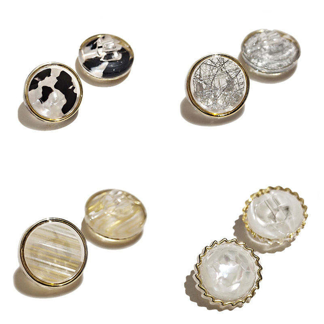 High Quality 11.5mm 12.5mm Plastic Acrylic Shank Button for Clothes