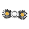 Sew on Beautiful Design Metal Daisy Denim Jeans Adjustable Fancy Buttons for Women