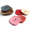 Custom Painting Spray Special Shape Square Round Coat Resin Sewing Buttons