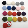 in stock wholesale Colorful Sewing on Mushroom Shape Fabric Covered shank Buttons