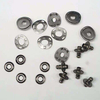 Oval Spring Lift Dot Fastener Brass Turtle Heart Hidden Plating Metal Snap Button