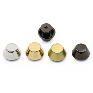 Auf Lager, Tasche, Handtasche, Hardware-Zubehör, dekorative Eimerform, 10 mm Metallniete mit Schraubverschluss