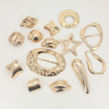 Irregular Shape Gold Metal Fashion Decoration Bra Buckles Connectors for Bikini Swimwear Accessories