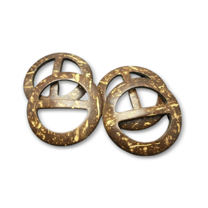 coconut belt buckle