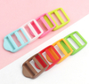Inner Size 20mm 25mm Colorful Slides Buckle Colorful Ladder Lock Buckle for Strap
