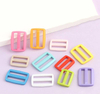 High Quality Thickening Colorful 3-way Plastic Buckle Adjustable Nylon Slide Buckle For Webbing
