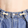 Sew on Beautiful Design Metal Daisy Denim Jeans Adjustable Fancy Buttons for Women
