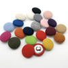 in stock wholesale Colorful Sewing on Mushroom Shape Fabric Covered shank Buttons