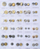 Clothing Accessories Snap on Fastener Four Parts Hidden Metal Press Snap Button