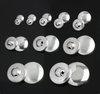 In Stock Wholesale Aluminum Cap Buttons Sublimation Blanks Fabric Covered Buttons for DIY
