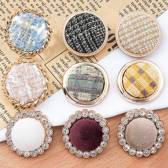 fabric button cover for garment