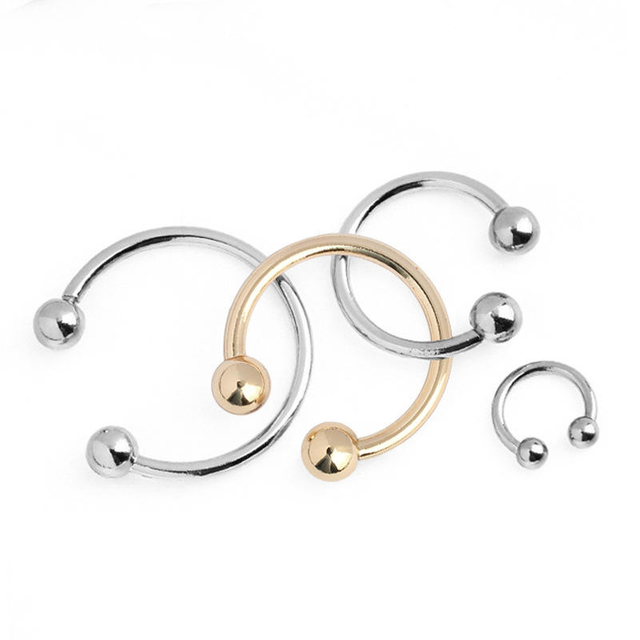 Wholesale Fashion Metal Baseball Cap Accessories C-Shaped Detachable Screw Horseshoe Ring Buckle