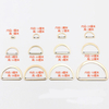 Customized Color Size Metal Zinc Alloy Flat Semi Circular D-Rings Buckle