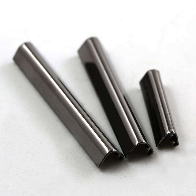 Custom Color Size Rectangle Drawstring Claw Rope Metal Belt Tail Clip 