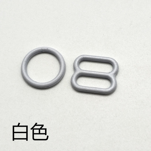 Underwear Swimwear Accessories Metal Coated Slider Gold Metal Bra Rings and Sliders