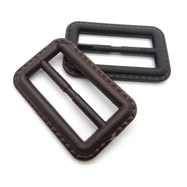 Rectangular Buckle Custom Waterproof Genuine Leather Covered Belt Buckles