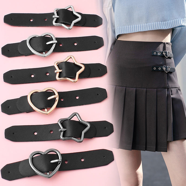 Fancy Decorative Removable Detachable No Sew Fashion Pu Leather Skirt Button for Women