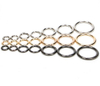 Hardware Accessories Wholesale Open Zinc Alloy Round Metal Spring O Ring Buckle for Bags