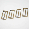 Bag Parts Accessories Custom Adjustable Metal Square Rectangle Slider Buckle for Strap