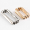 Bag Garment Gun Metal Zinc Alloy Square Rectangle Ring Buckle