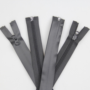 Custom Size Plastic Nylon Invisible Black Waterproof Zipper for Garments Clothes