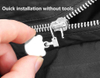 Zippers Accessoires Vervangende afneembare berenvorm Reparatie Zip trekkracht metalen ritssluiting Sliders