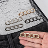 Removable Metal Alloy Waist Tight Pin on Jeans Waist Tightener Button for Pant Skirt