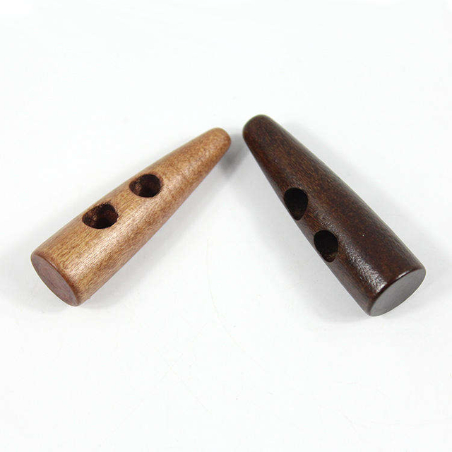 Custom Color 30mm 40mm 50mm 60mm Natural Wood Coat Toggle Button
