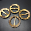 Professional Supplier Adjustable Slider Custom Round Coconut Shell Belt Buckle