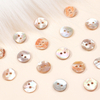 Customized Size Color 2-hole Sewing Abalone Shell Buttons For Clothing