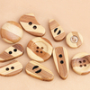 New Fashion Eco Friendly Sustainable Button Natural Bamboo Button for Coat Sweater